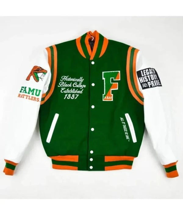 Florida A&M State University Varsity Jacket | FAMU Unixex Veristy Jacket