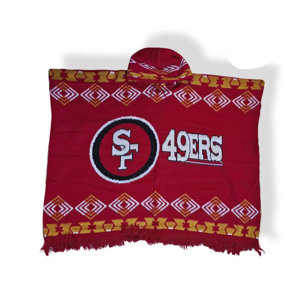Shop San Francisco 49res poncho exclusive design