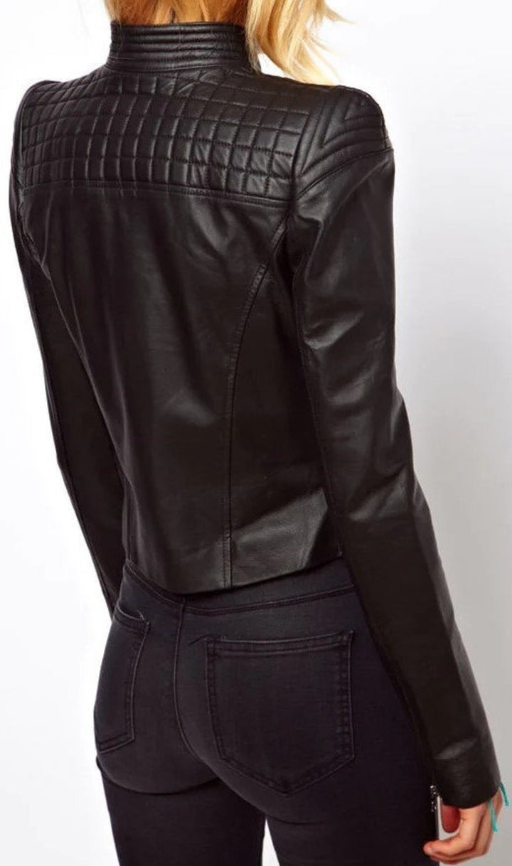 elegant leather jacket in usa