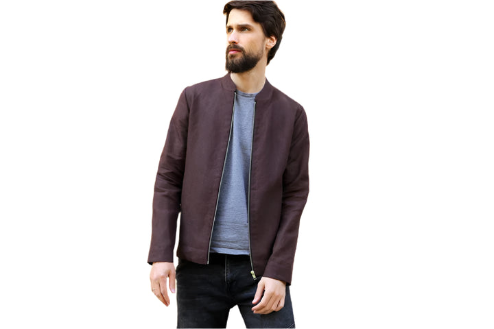 Breathable summer cardigan jacket in linen fabric in USA