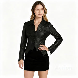 Papa V Perpetua Inspired Leather Jacket – Ghost Band Cosplay & Gothic Stagewear