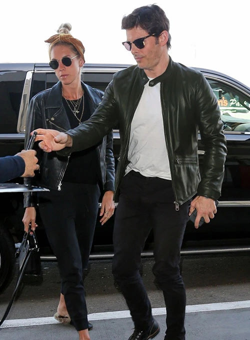 James Marsden Signature Leather Jacket in USA market