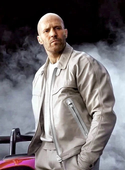 Jason Statham inspired premium leather jacket from Fast X
