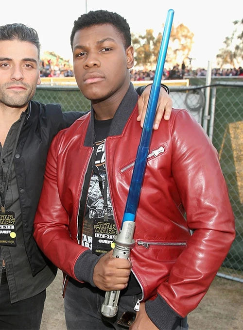 John Boyega leather jacket men’s fashion in USA