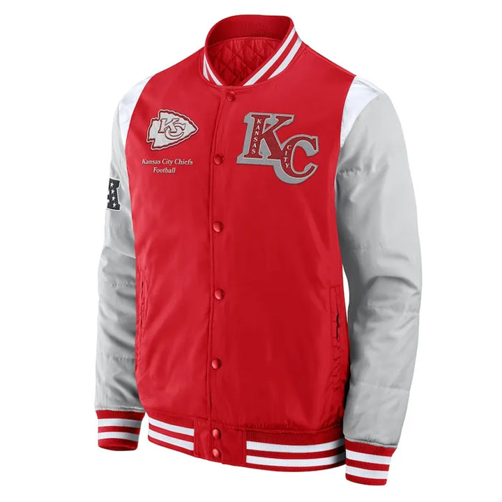 elements elite kansas city chiefs red jacket unisex

