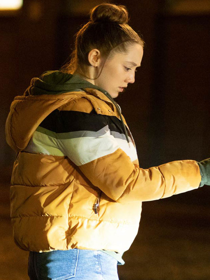 Mirren Mack The Nest puffer jacket with hood and quilted design in USA