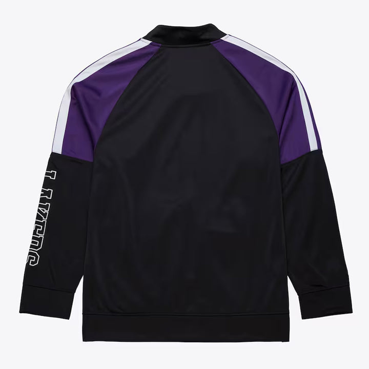 LA Lakers Color Blocked Full-Zip Track Jacket Back View 