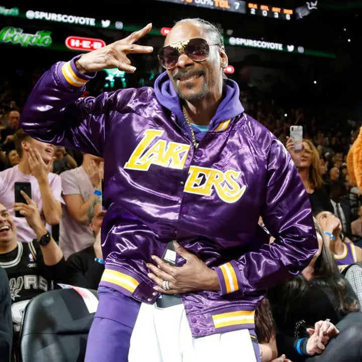 LA Lakers Snoop Dogg Purple Jacket