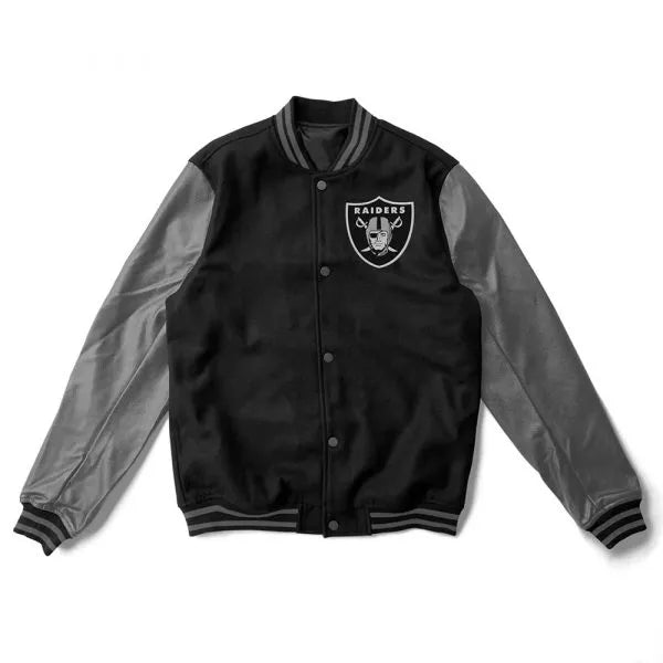 Raiders varsity black and gray jacket in USA