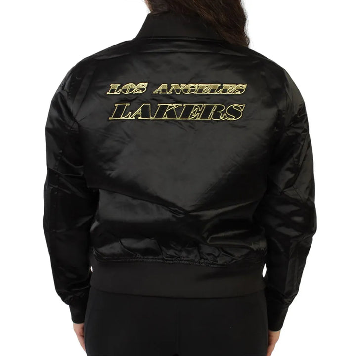 Back view NBA Glam Los Angeles Lakers Jacket