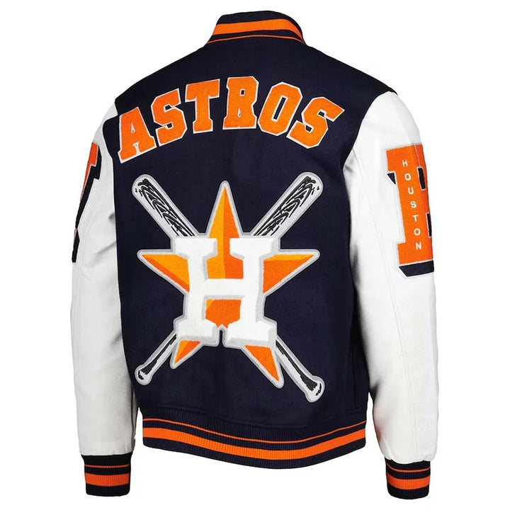 Houston Astros jacket with star logo on a white background