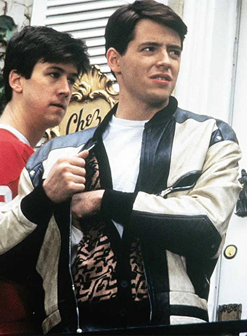 Stylish Retro Leather Jacket for Movie Fans

