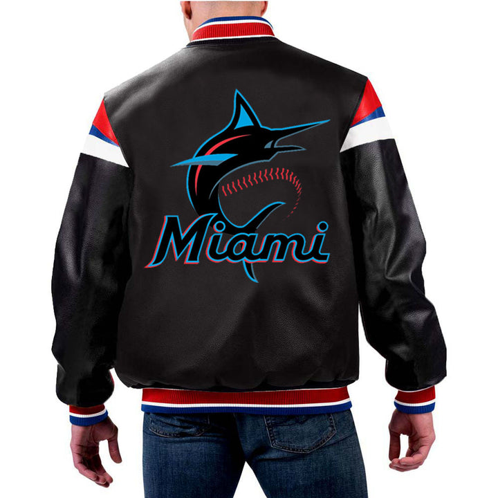 MLB Miami Marlins leather jacket in USA