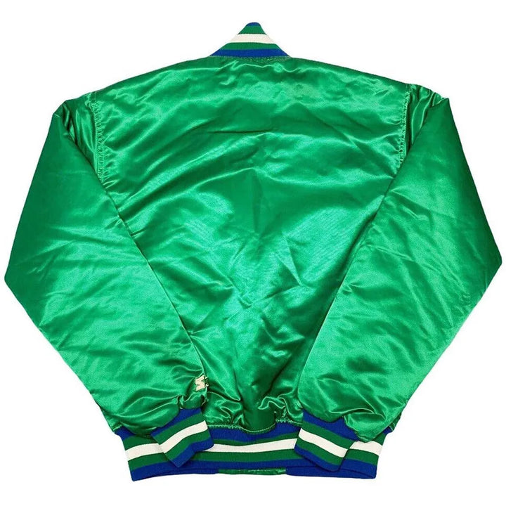 NBA Mavericks Green Jacket Front View in USA