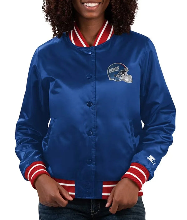 NFL NY Satin Jacket Men and Women