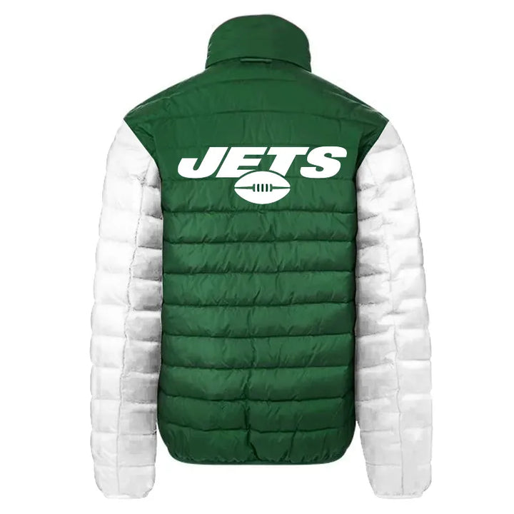Unisex Jets puffer jacket for cold weather

