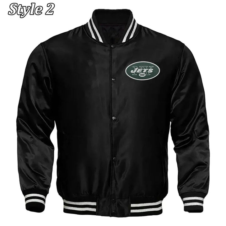NFL Jets official locker room satin jacket

