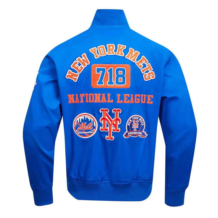Mets royal blue fan jacket for men and women

