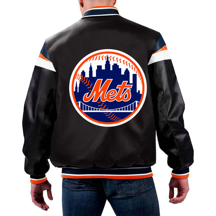 MLB New York Mets leather jacket in USA