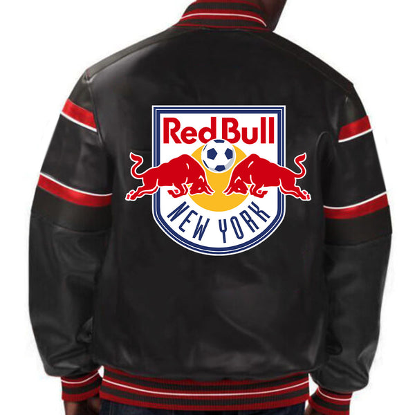 MLS New York Red Bulls Leather Jacket