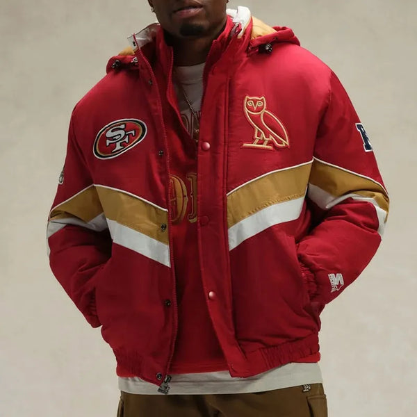 NFL San Francisco 49ers OVO Sideline Puffer Jacket