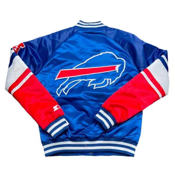 NFL Buffalo Bills jacket with ribbed cuffs and waistline