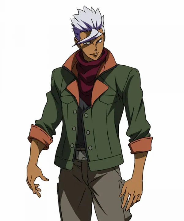 Green Tekkadan Orga Itsuka Cotton Jacket USA market