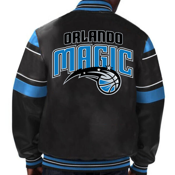 NBA Orlando Magic Leather Jacket For Men and Women