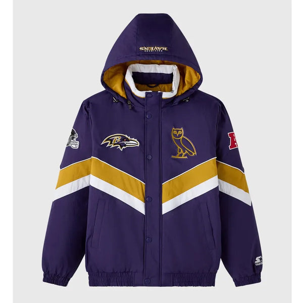 NFL Baltimore Ravens OVO Sideline Puffer Jacket