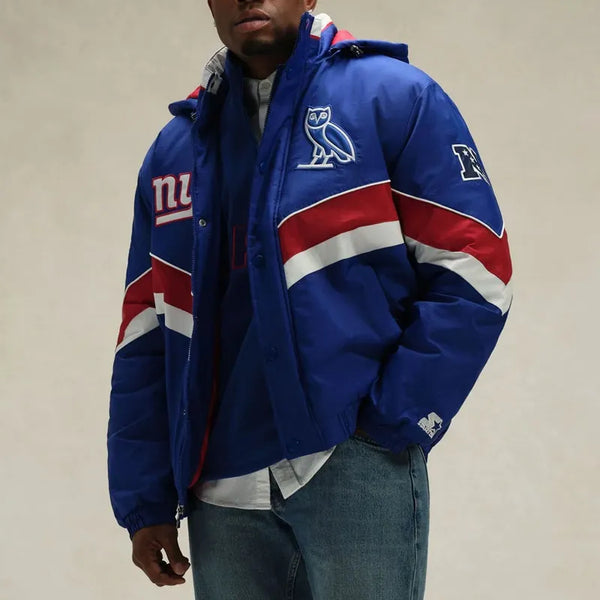 NY Giants OVO Sideline Puffer Jacket