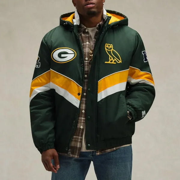 NFL Green Bay Packers OVO Sideline Puffer Jacket