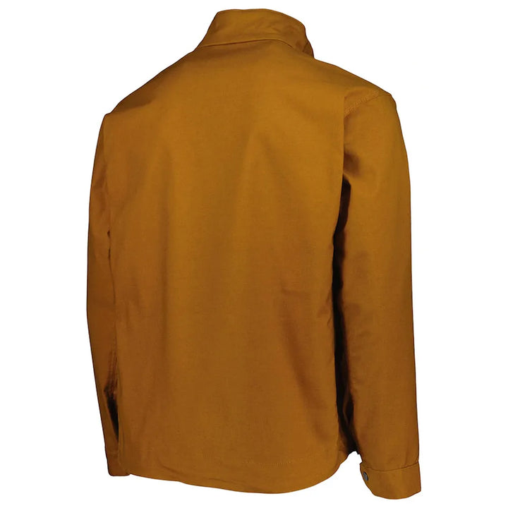 Brown jacket on a white background in USA