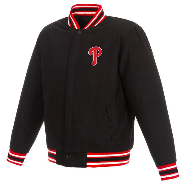 MLB Philadelphia Phillies Wool Jacket Men and Women