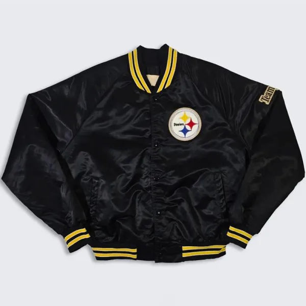 80s Pittsburgh Steelers bomber jacket

