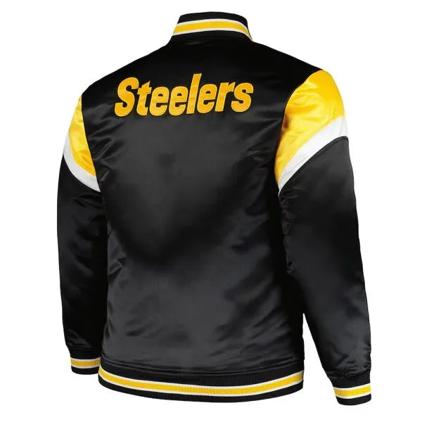 Steelers varsity bomber jacket

