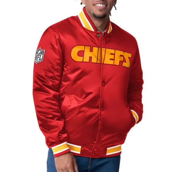 Kansas City Chiefs Closer Red Satin Jacket