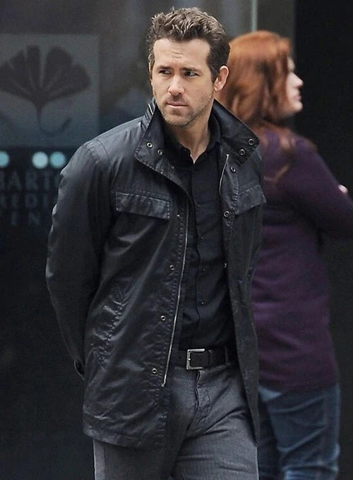 Shop RYAN REYNOLDS R.I.P.D LEATHER JACKET – The Jacket Seller
