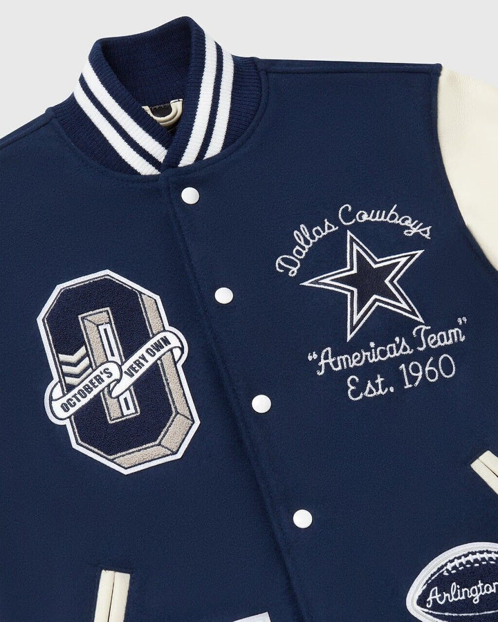 National Football League Dallas Cowboys varsity jacket in USA market