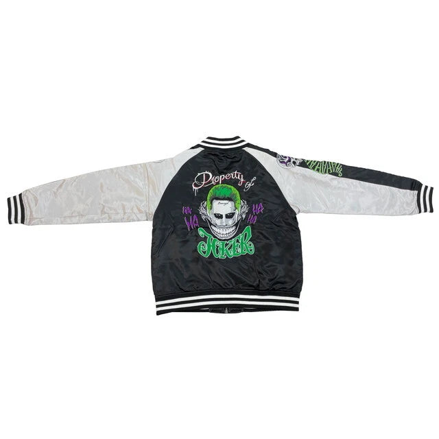 Men’s Joker jacket featuring dark comic-inspired artwork in USA