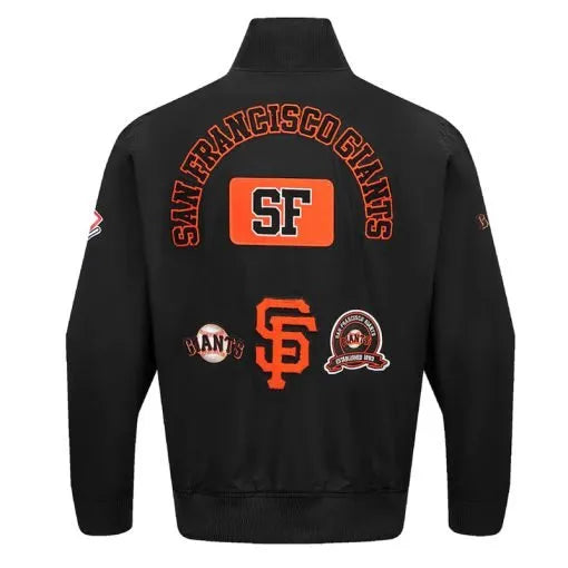 Unisex San Francisco Giants black area code jacket full zip in USA