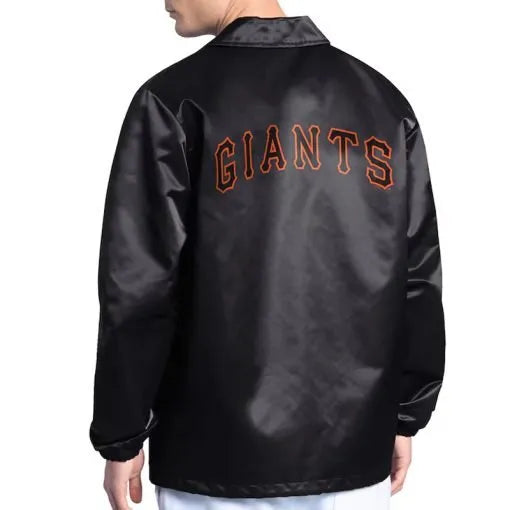 Unisex San Francisco Giants snap-button jacket in American Style