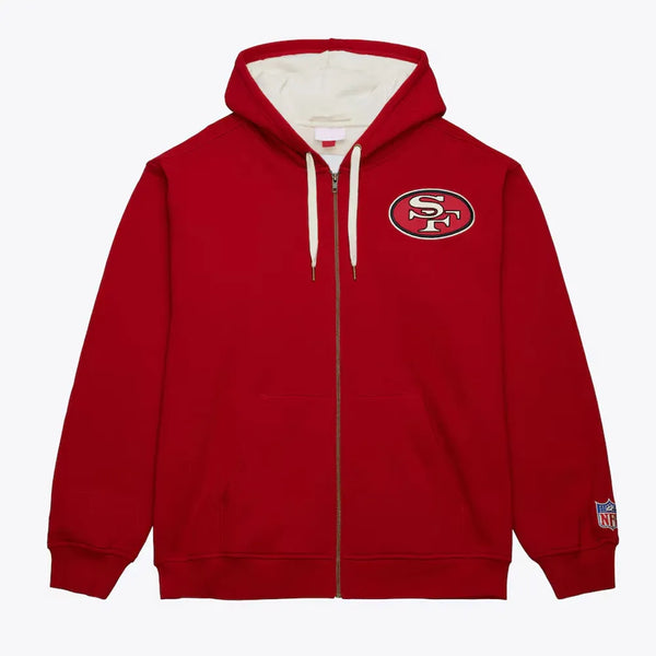 Front View NFL San Francisco Scarlet Playoff Win 2.0 Hoodie