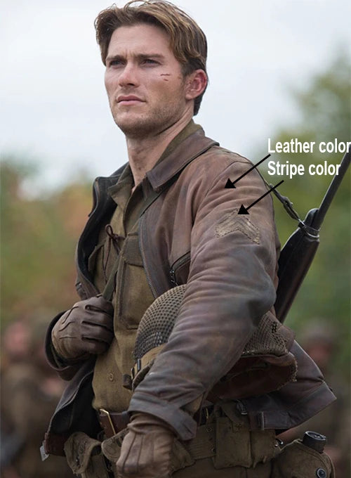 Fury movie-inspired Scott Eastwood jacket


