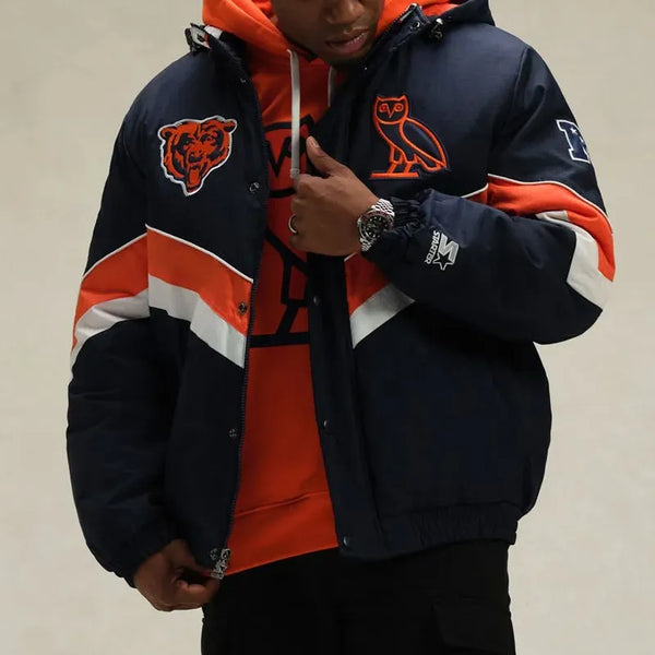 Chicago Bears OVO Sideline Puffer Jacket