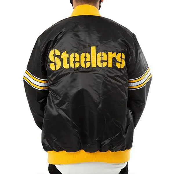 Snoop Dogg Steelers varsity-style jacket

