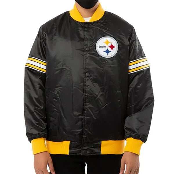 Pittsburgh Steelers Snoop Dogg jacket black satin


