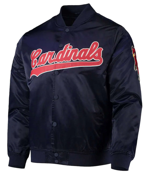 St. Louis Cardinals navy wordmark jacket in USA