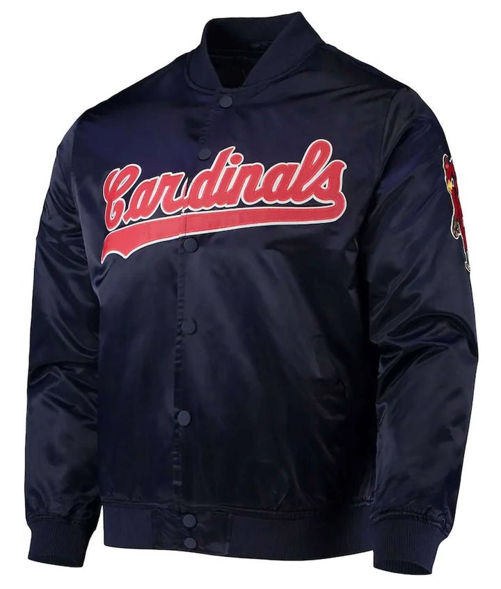 St. Louis Cardinals navy wordmark jacket in USA