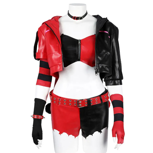 Shop Harley Quinn Suicide Squad Isekai Leather Jacket