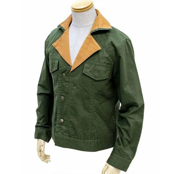 Elegant Green Tekkadan Orga Itsuka Cotton Jacket USA Market